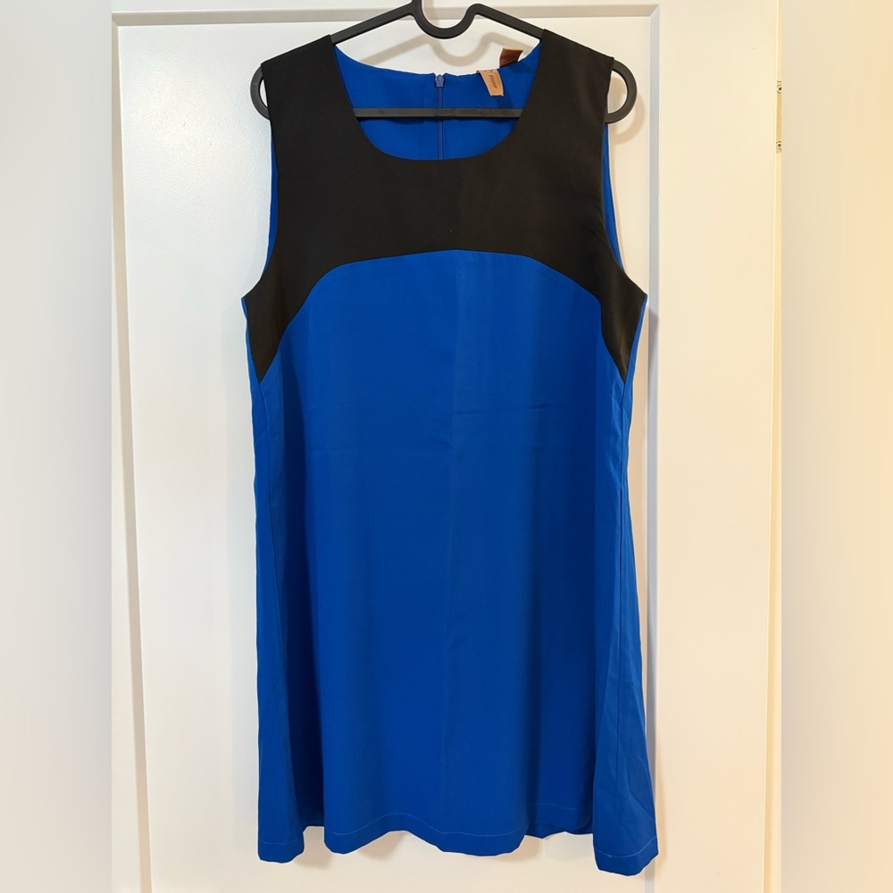 Mendocino Blue and Black Dress